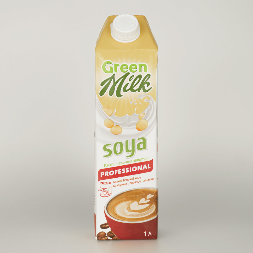 Напиток "GreenMilk Barista" Professional SOYA ТБА С/К 1л 1*12