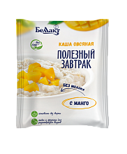 Каша сухая быстрого приготовления ОВСЯНАЯ "Манго" пленка 30г 1*25 БЕЛЛАКТ №3946