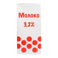 Молоко "Горошек" ультрапастеризованное 3,2% ТБА Б/К 973мл(1000г) 1*12