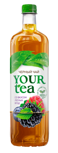 Напиток безалкогольный нег. " Черный чай со вкусом лесных ягод" 1 л 
