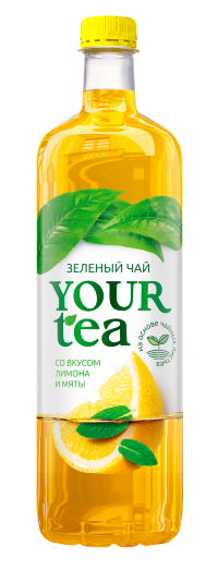 Напиток безалкогольный нег. "Зеленый чай с ароматом лимона и мяты" 0,5 л 