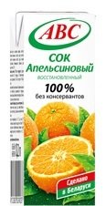 Нектар "АВС" апельсиновый 0,2л slim 1*27