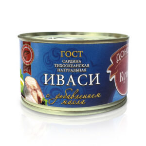 Сардина тихоокеанская (ИВАСИ) кусочки 240гр Донская кухня