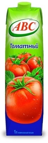 Сок "АВС" томатный с мякотью и солью 1л 