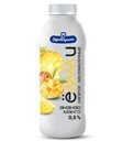 Напиток кисломолочный 0,5% "Ананас-манго" Пэт-бутылка 430гр "Здравушка" 