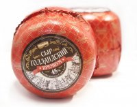 Сыр "Голландский премиум" 45% ж.шар  ТМ "Молодея"