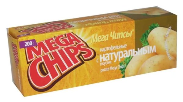Мегачипсы картофельные с натуральным вкусом 200 г 