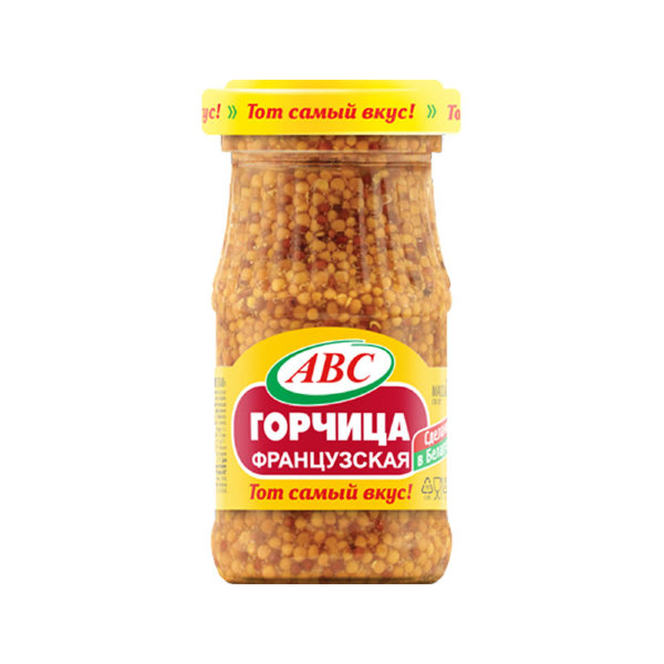 Горчица "АВС" французская 160 г 