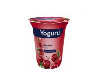 Йогурт "YOGURU" 1,5% стакан 310гр вишня "ММЗ№1" 1*12