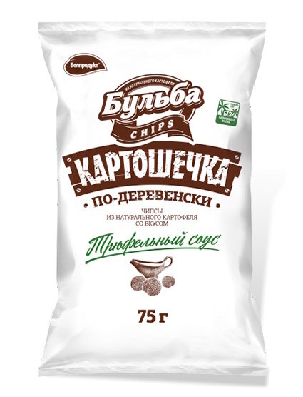Чипсы из сырого картофеля "Картошечка" со вкусом трюфельного соуса 75г 